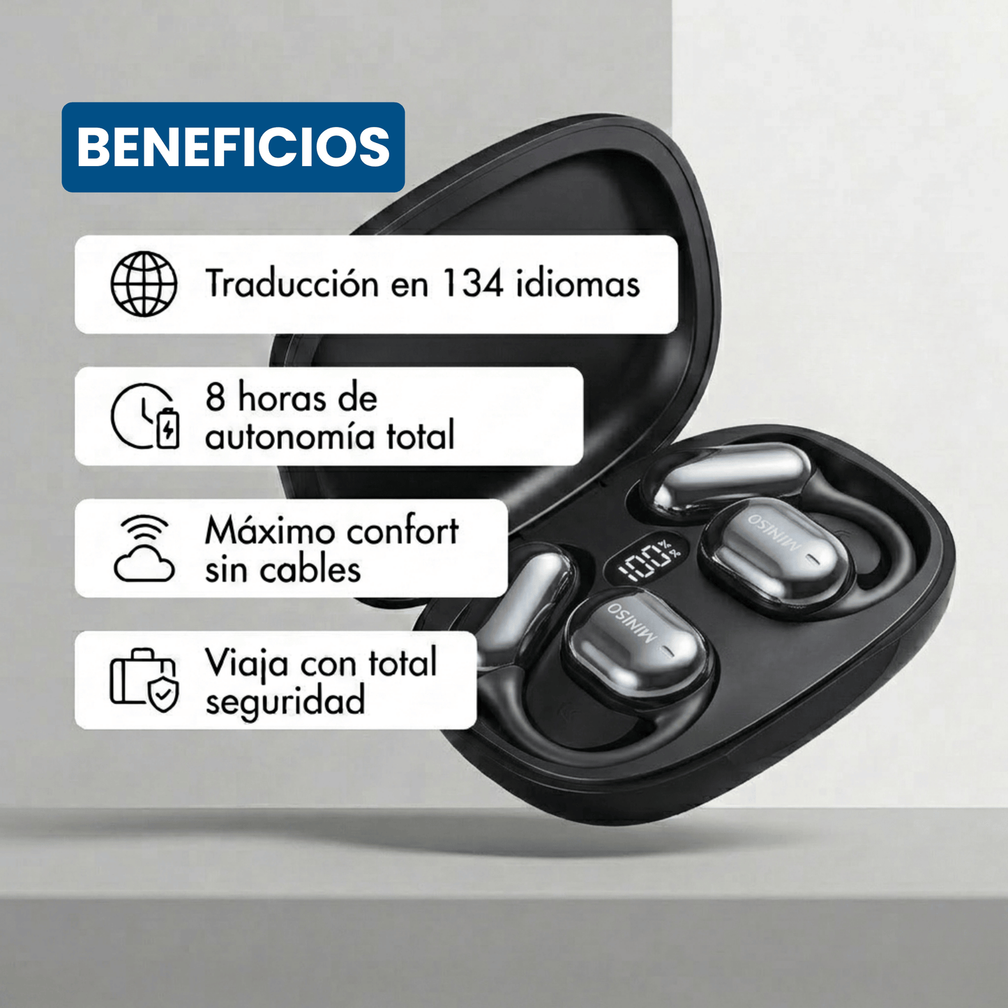 Vozalio Miniso ProBuds Auriculares traductores