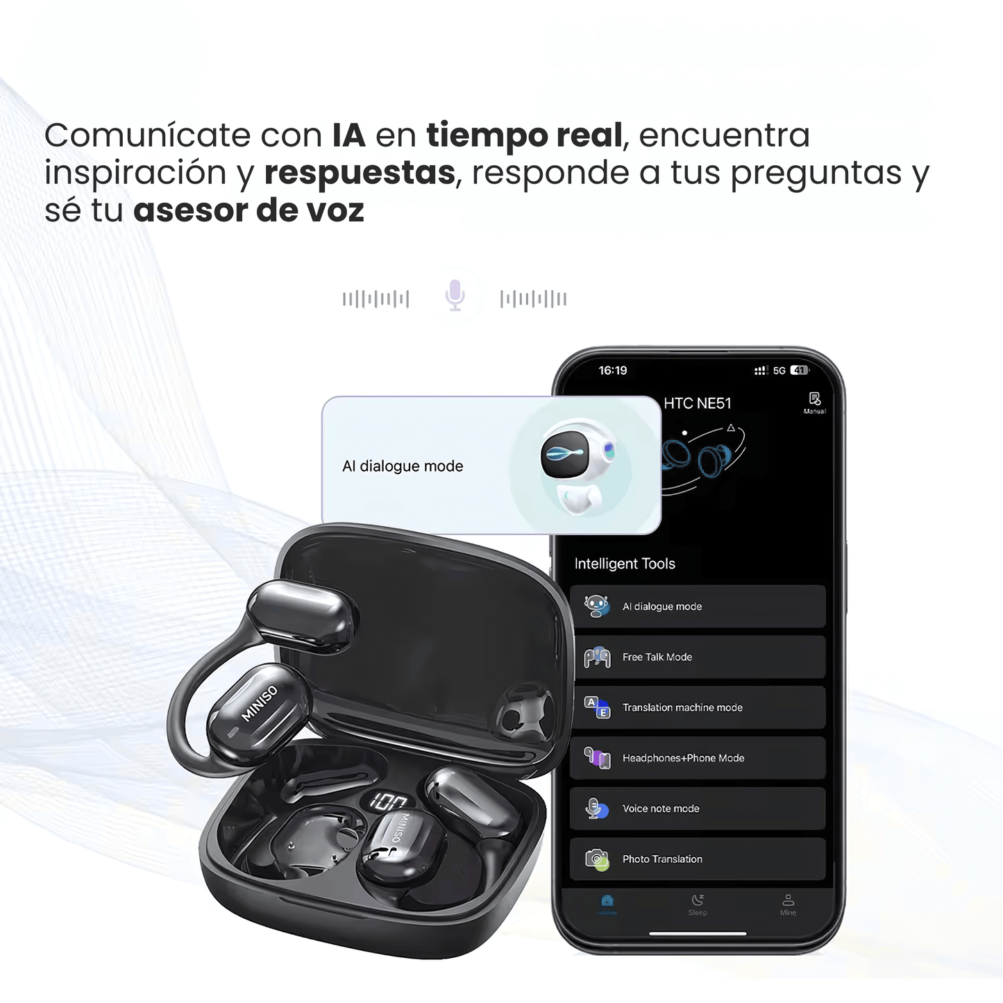 Vozalio Miniso ProBuds Auriculares traductores