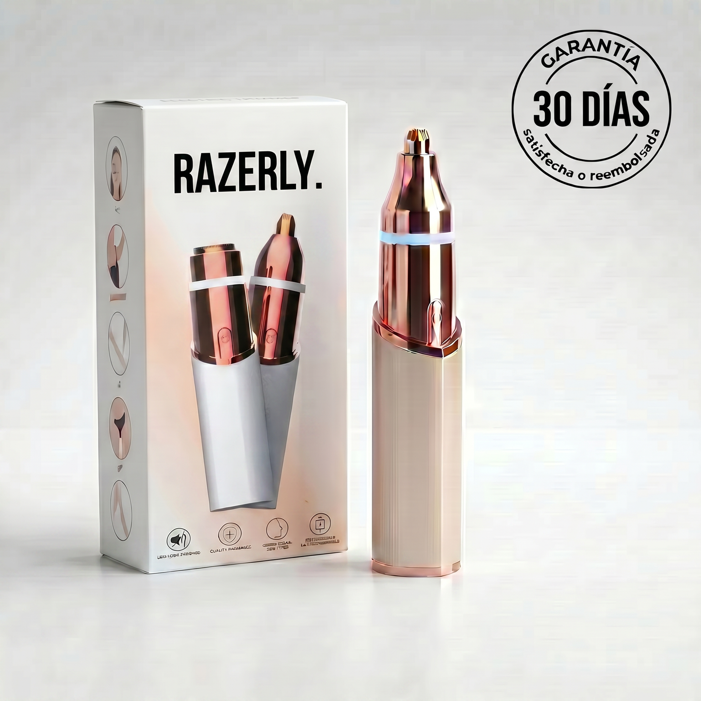 Maquinilla Eléctrica Facial 2 En 1 Razerly™